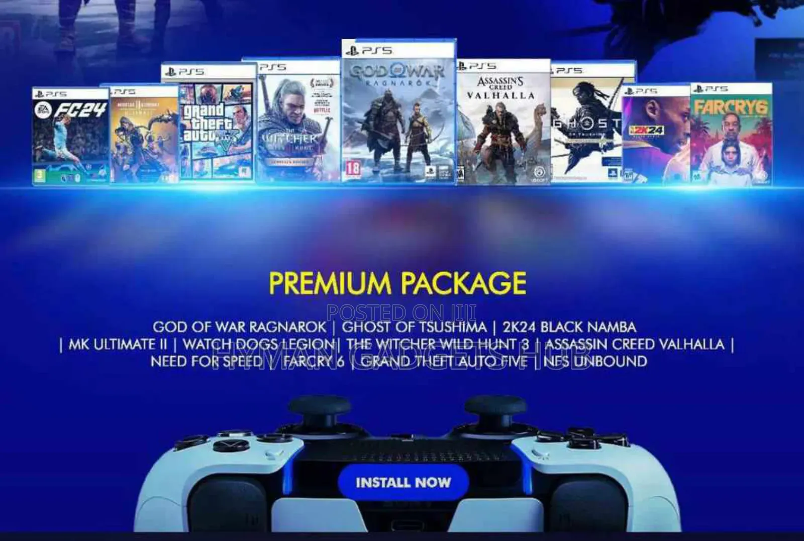 Installation of Lincenced Games In. PS4 and PS5