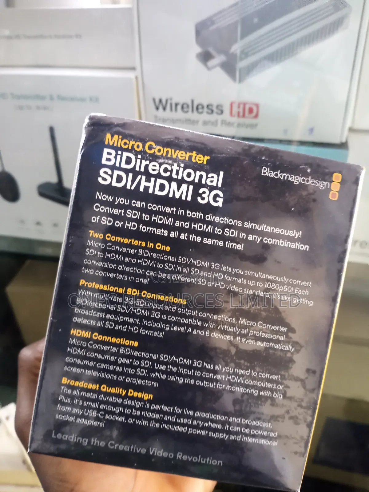 Bi-Directinal Sdi/Hdmi Converter 3g With Power
