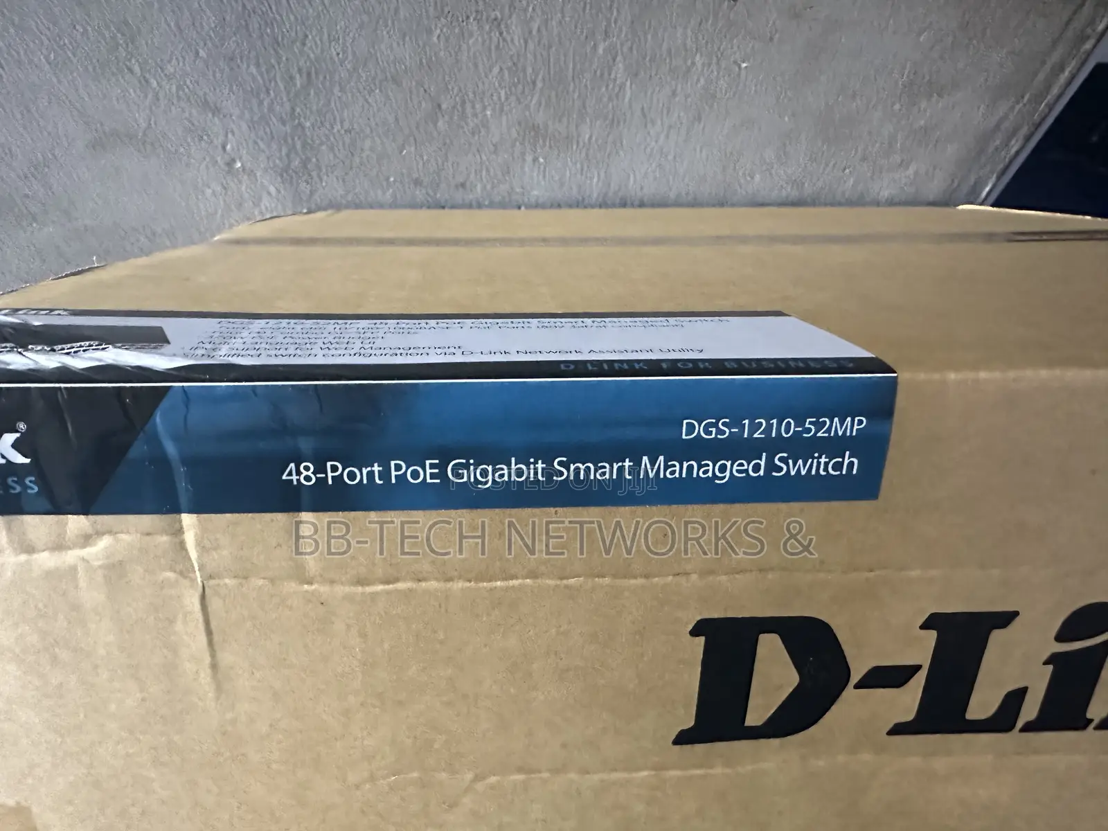 52-Port Gigabit Smart Managed Poe Switch DGS-1210-52MP