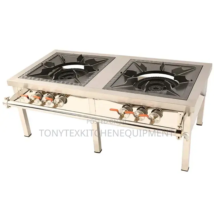 2burner Pressure Stock Pot Gas Cooker