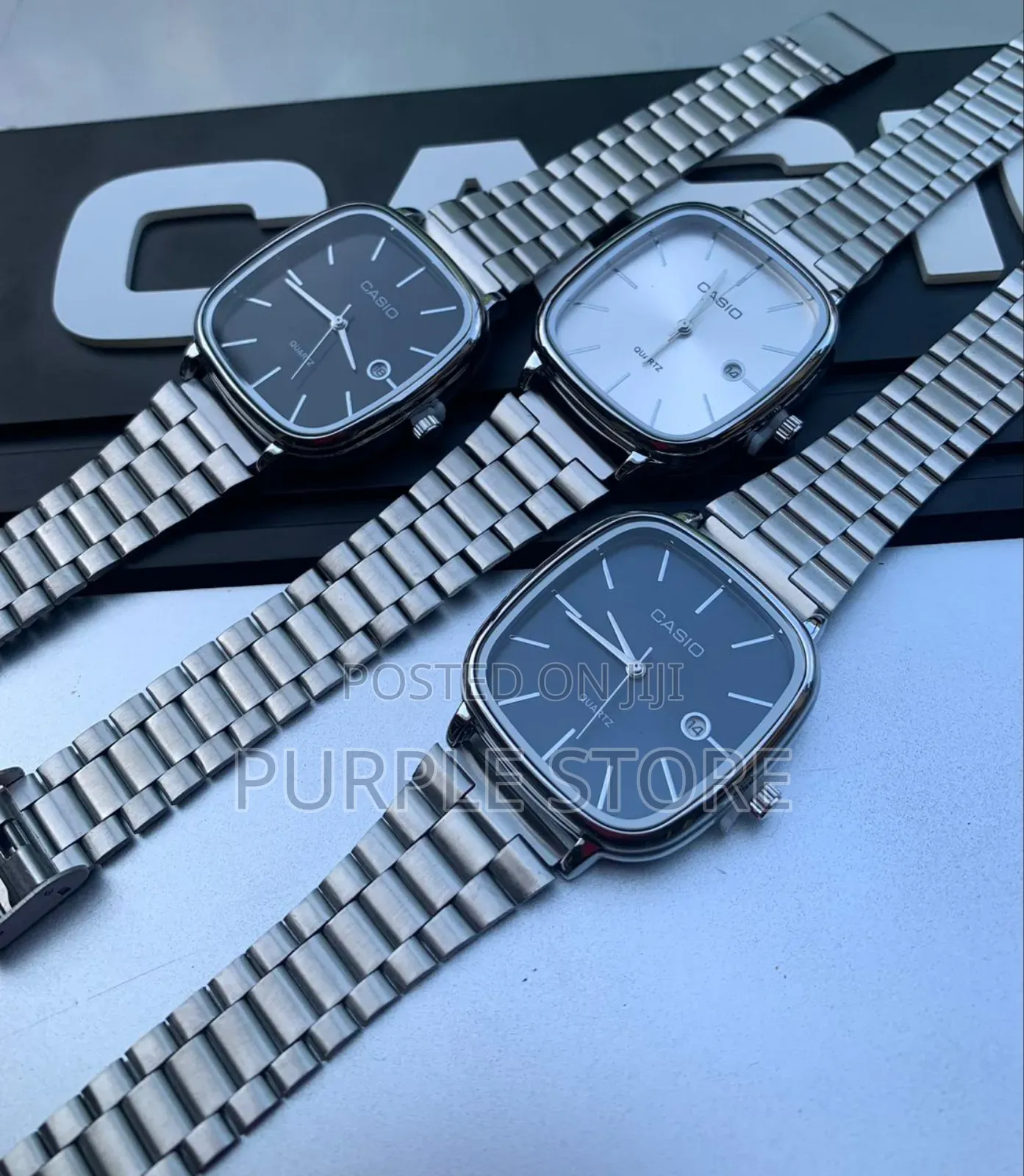 Casio Unisex Silver Wristwatch