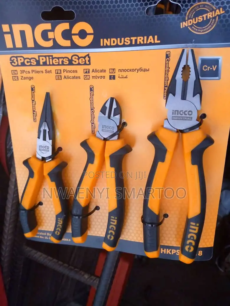 Set of Ingco Pliers