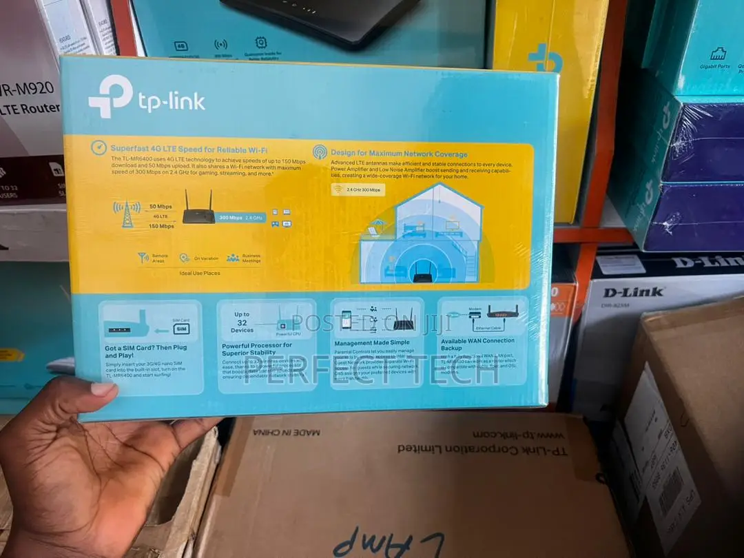 Tp-Link Archer AC750 Wireless Dual Band 4G LTE Route