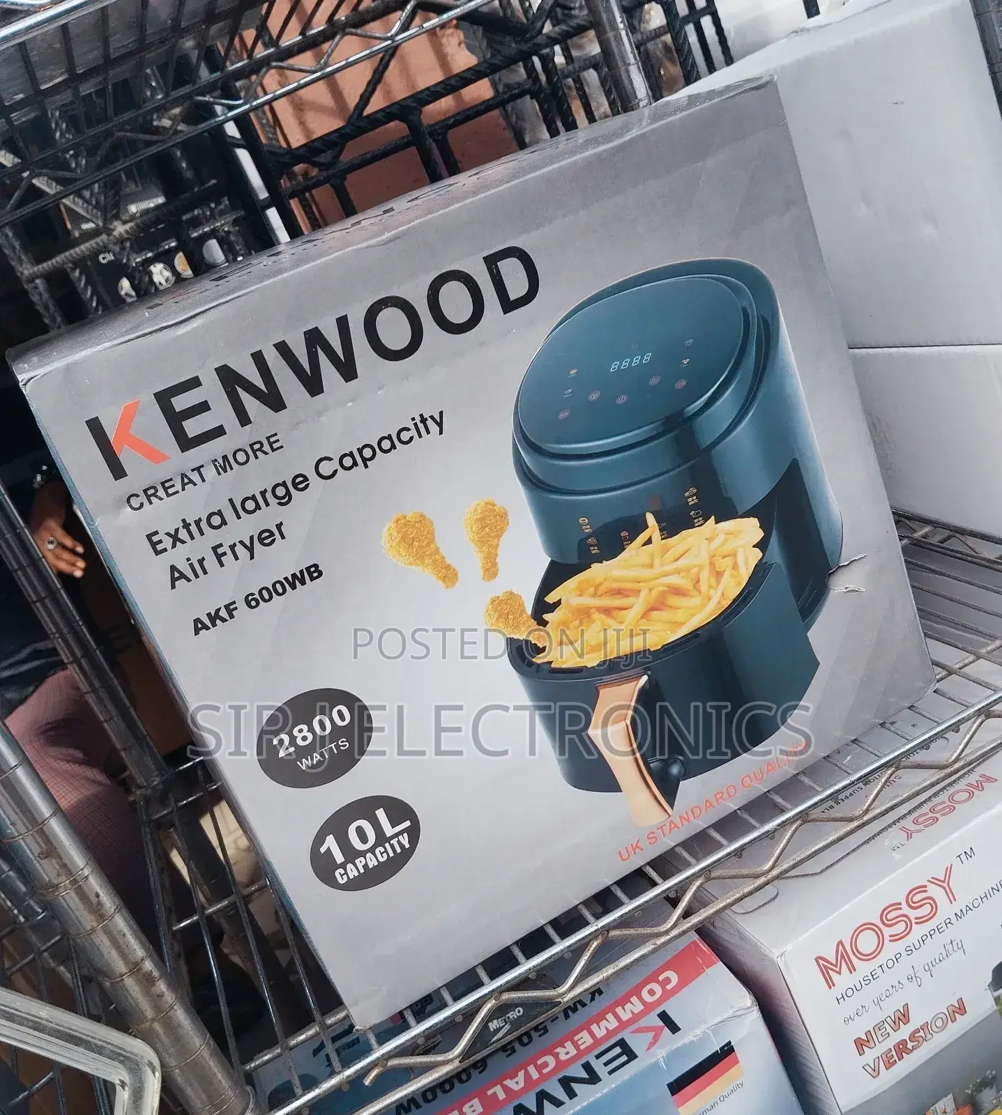 Original 10litres Kenwood Air Fryer With 1year Warranty