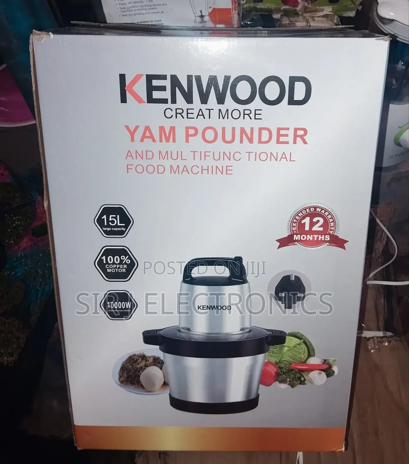 15litres Kenwood Yam Pounder And Food Machine