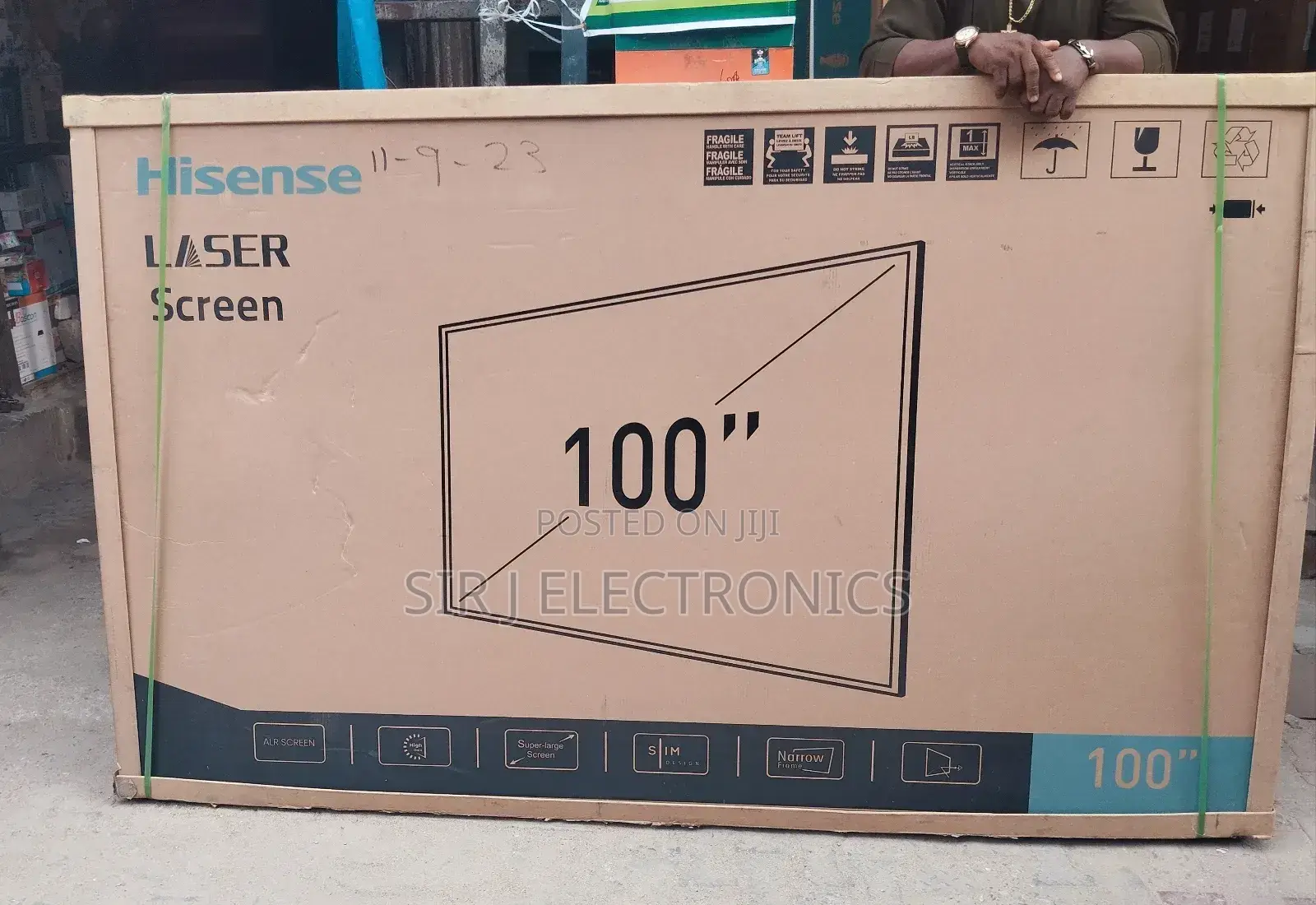 100" Hisense Laser Screen Uhd Television With Pure Colour