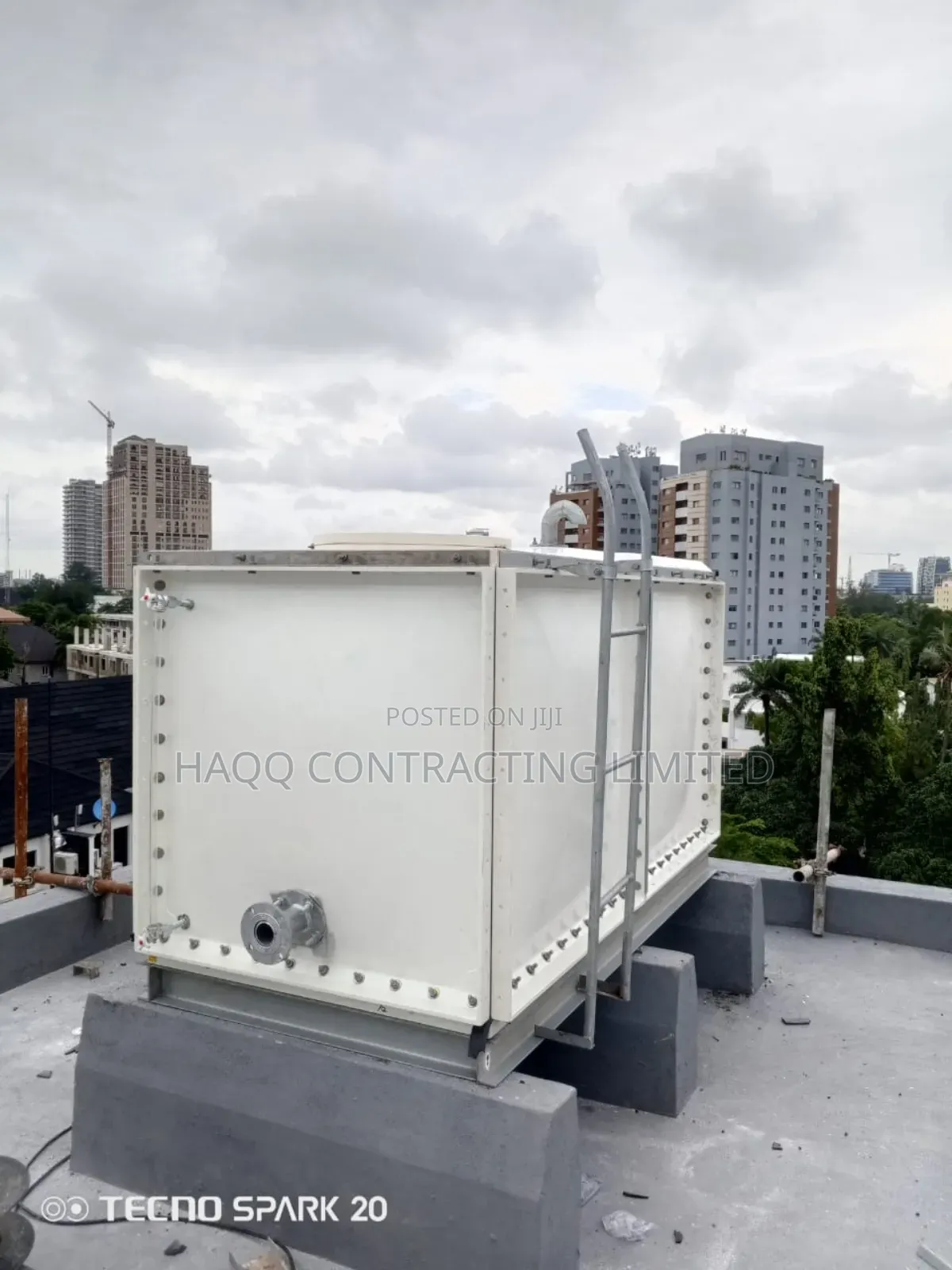 Industrial Water Storage Tank Fabrication FRP/GRP Tanks