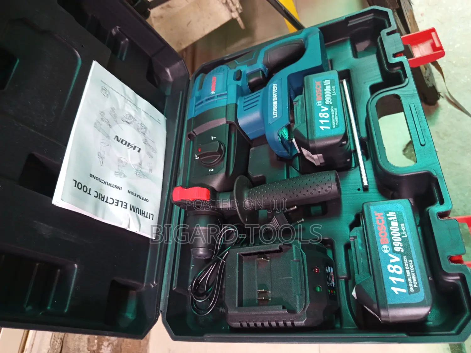 Bosch Cordless Rotary Harmer Drill(118V,99000mah