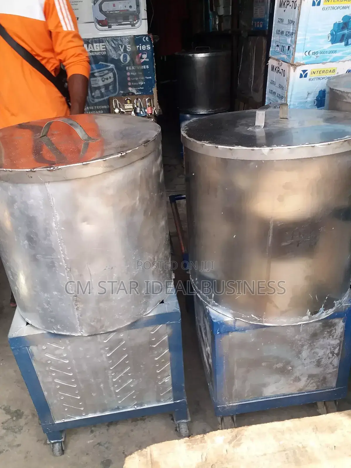 Long Stainless Wide Pot Fufu Pounding Machine