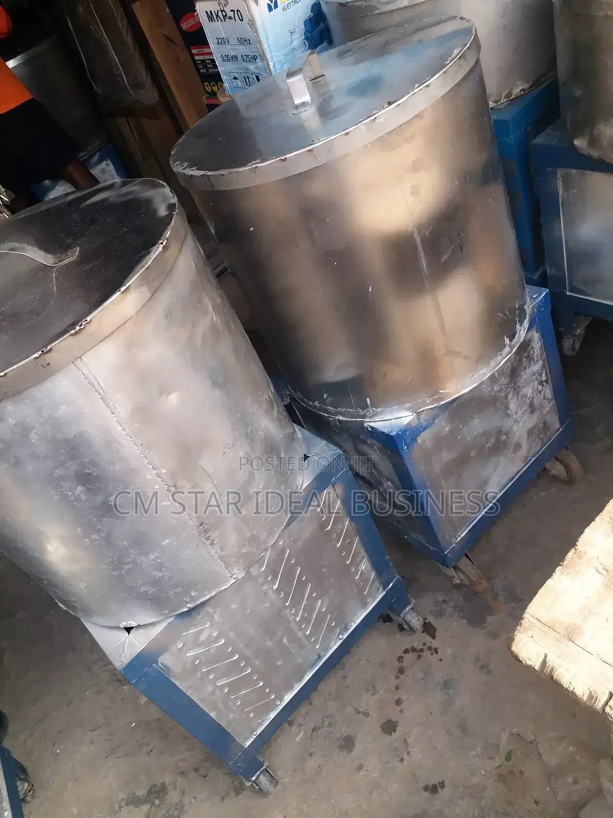 Long Stainless Wide Pot Fufu Pounding Machine
