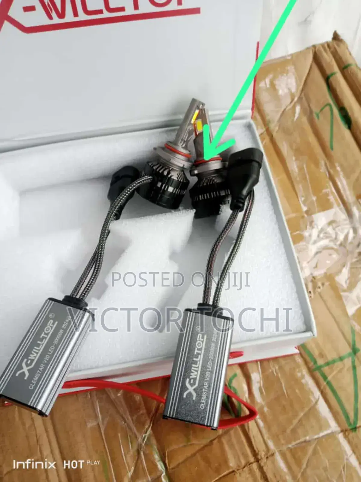 X-Willtop V20 20,000 Watts Headlights Bulb