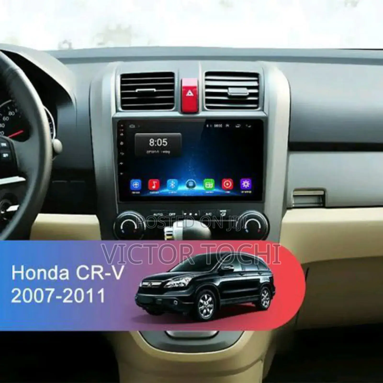 Android Screen Honda CRV 2007 2008 - 2012