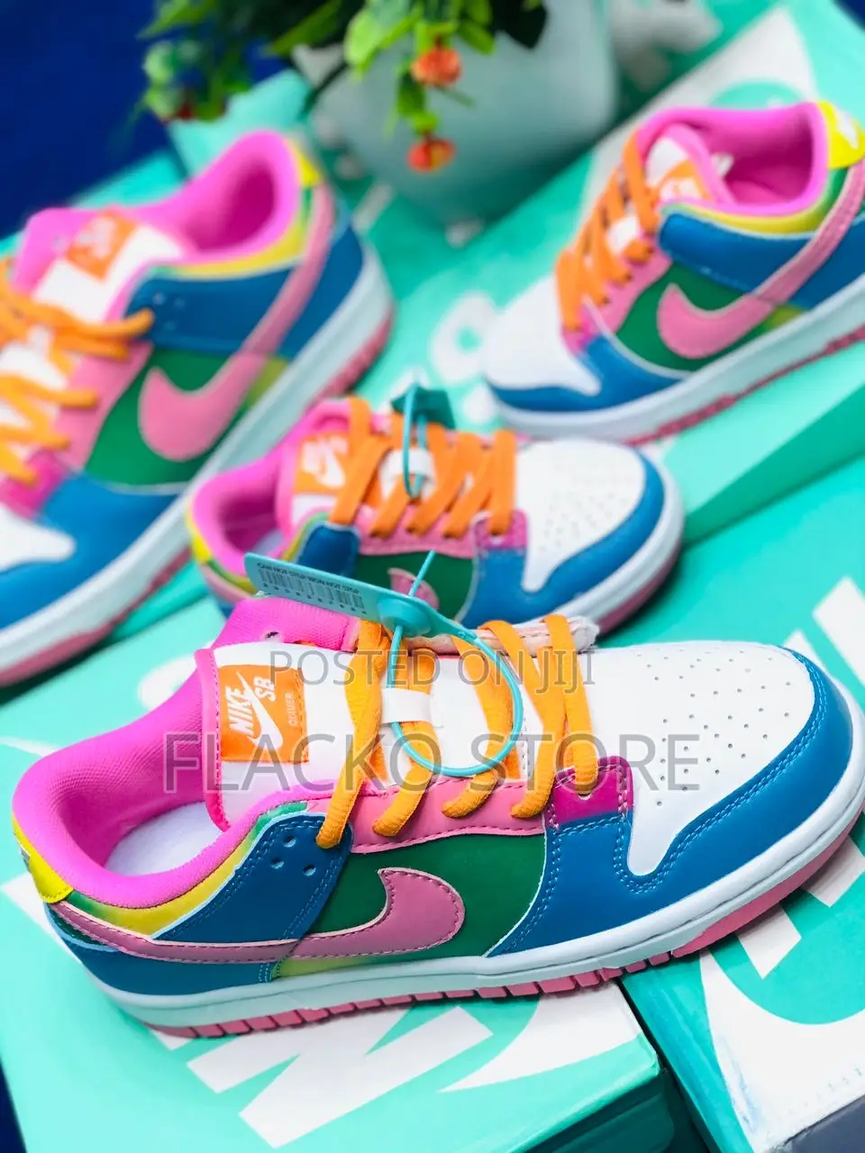 Original Nike Sb Summer Dunk Low Sneakers for Kids