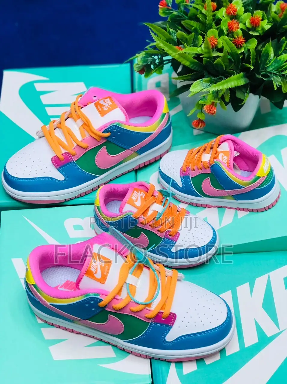 Original Nike Sb Summer Dunk Low Sneakers for Kids