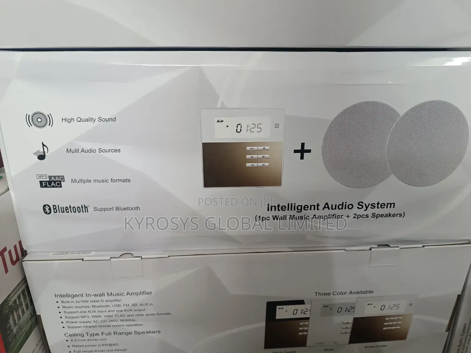 Intelligent 2IN1 Audio System With Amplifier