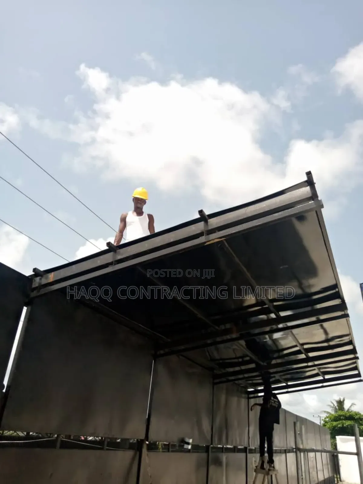 Steel Structural Works, Canopy, Warehouse Steel Roofing