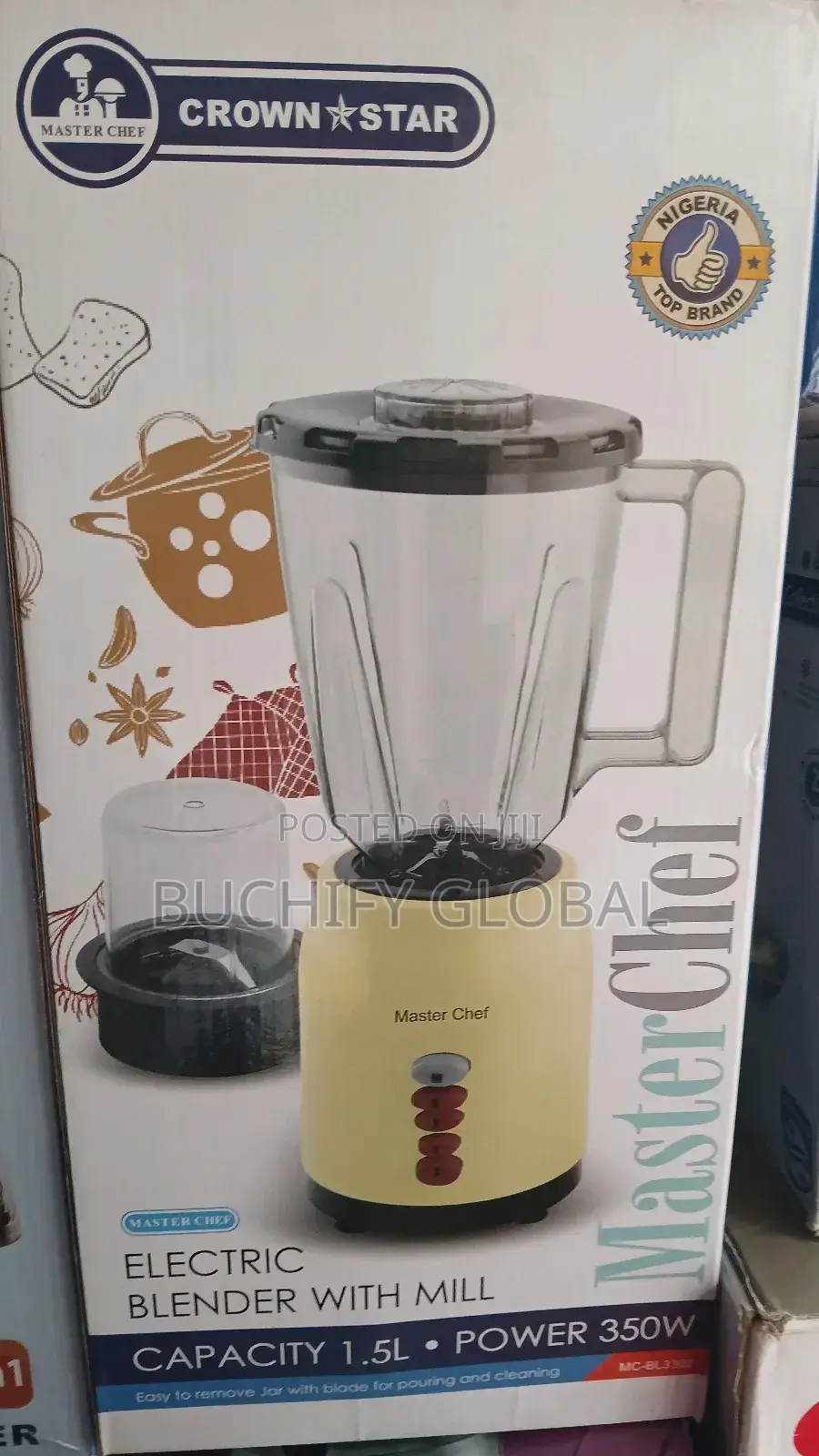 Masterchef Blender With Mill