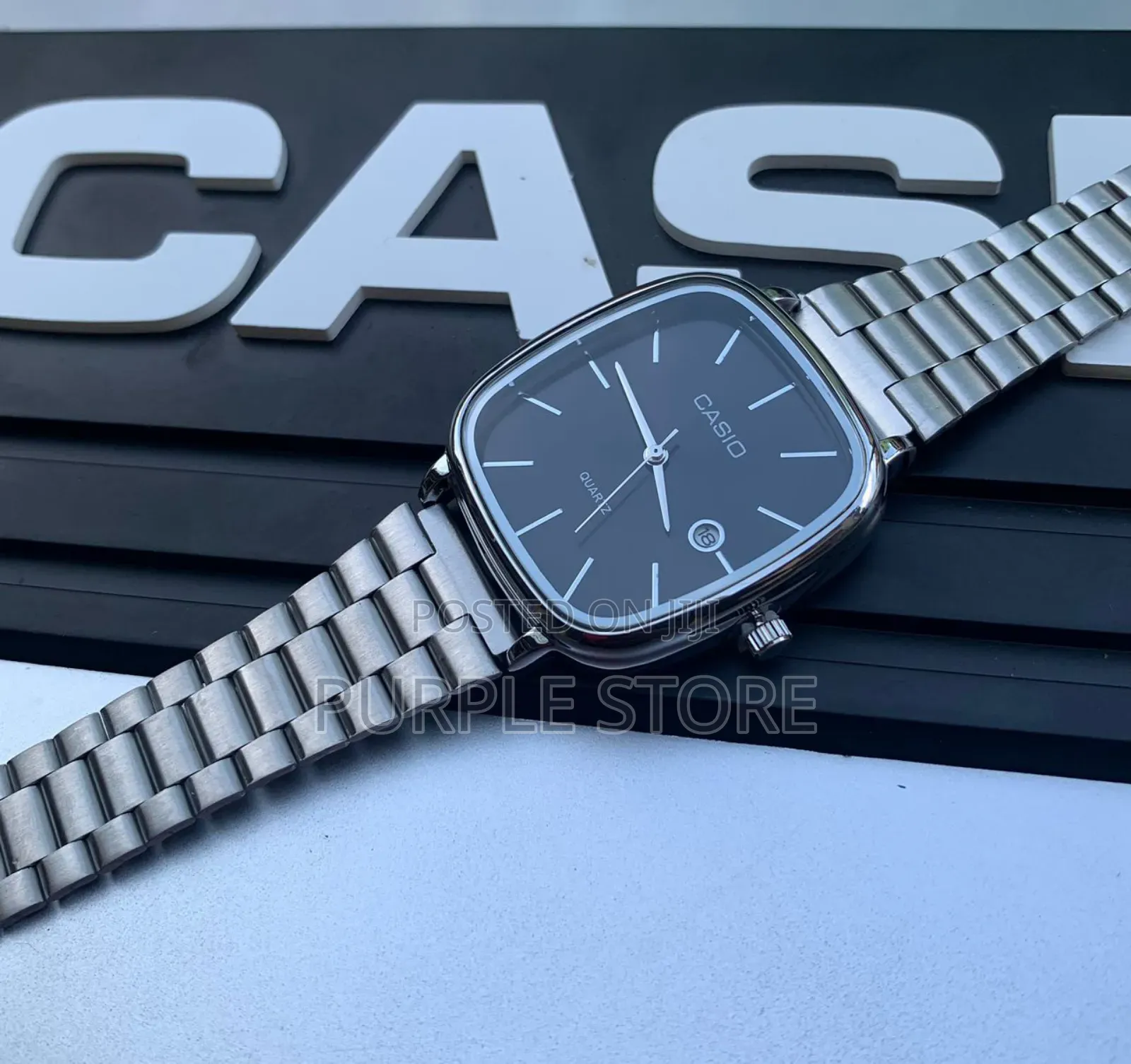 Casio Unisex Silver Wristwatch
