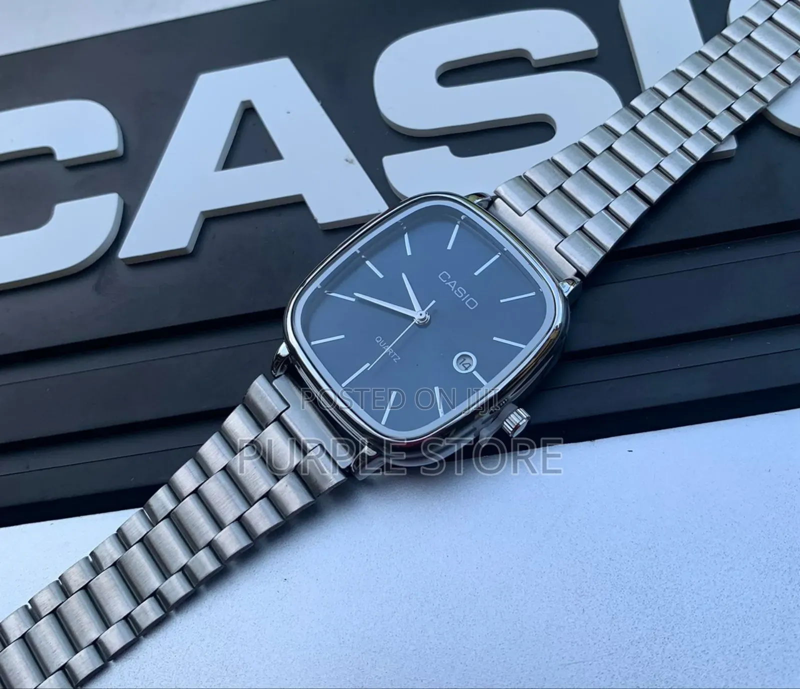 Casio Unisex Silver Wristwatch
