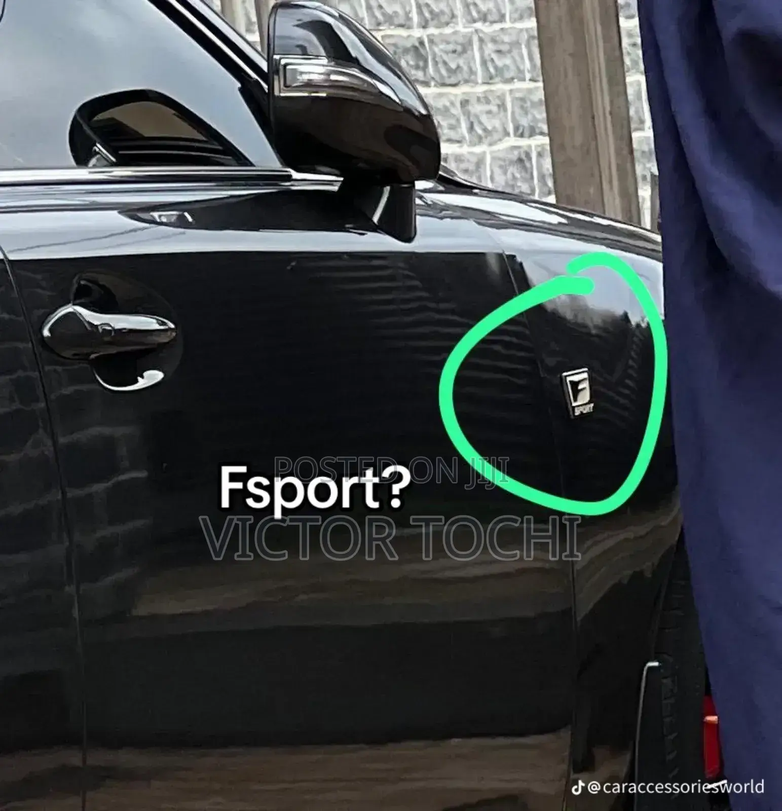 F Sport Metal Car Stickers