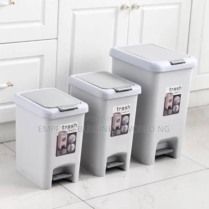3 in 1 Pedal Trash Bin-10,15,20 Liters