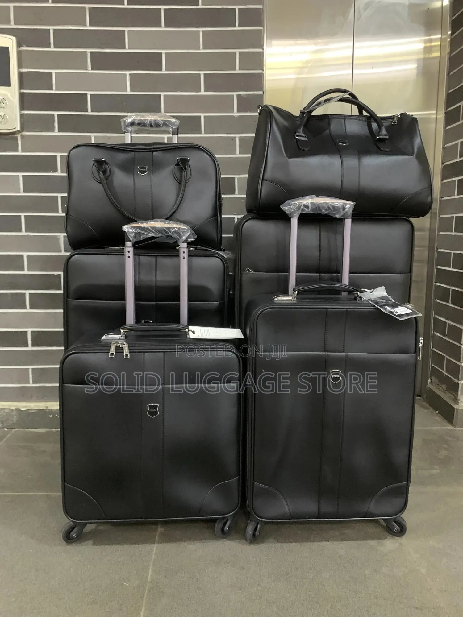 Set of 5 Leather Box