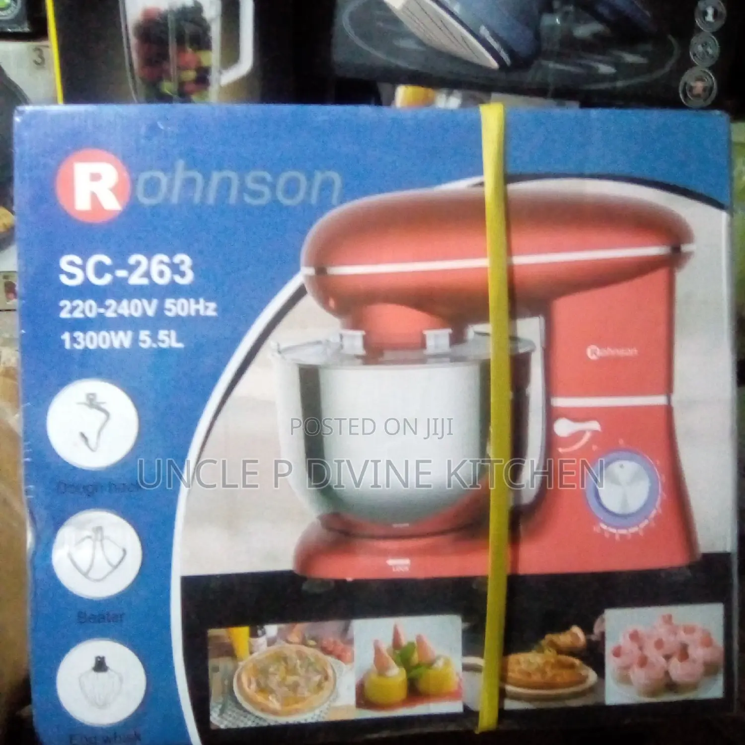 Rohnson Durable Quality 5.5L Stand Mixer With 1300W, Very