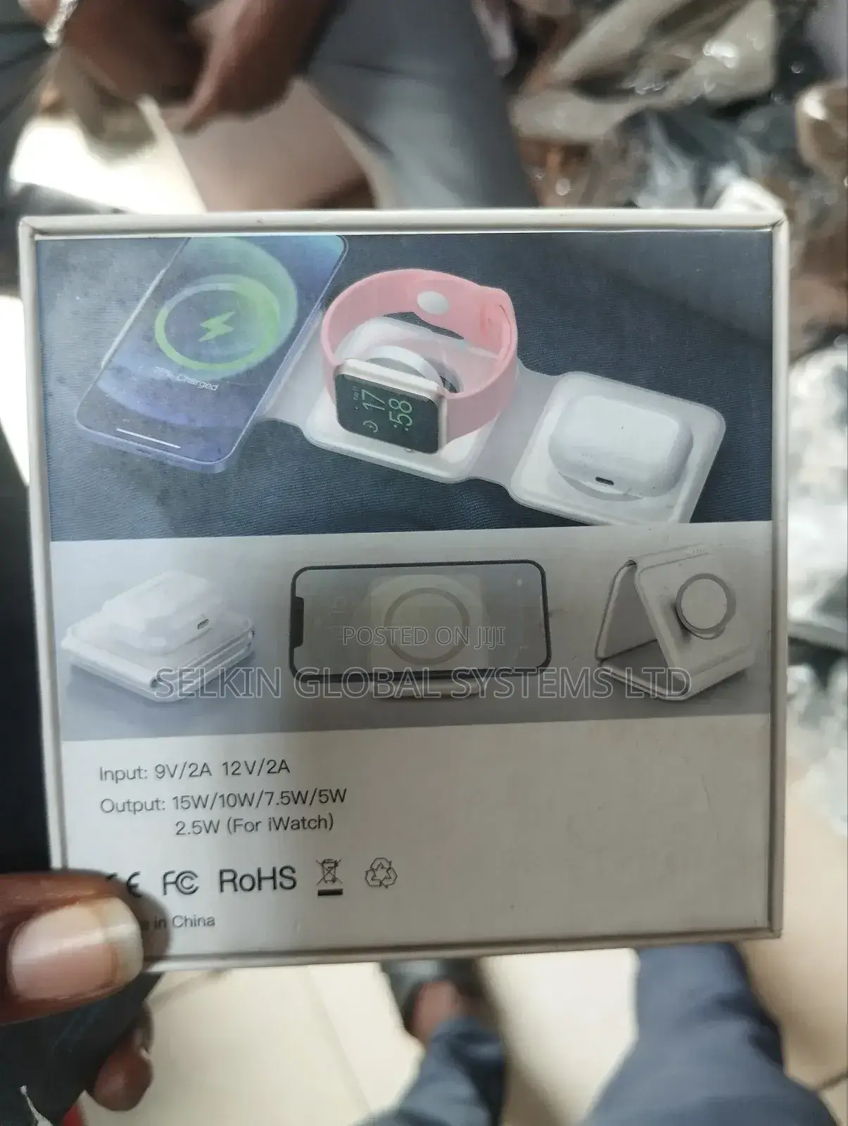 3in1 Magnetic Wireless Charger (Foldable)