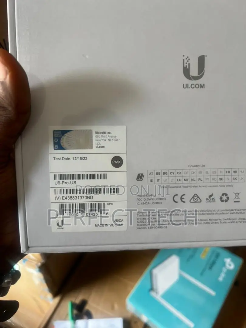 Ubiquiti Unifi Access Point Wifi 6 Pro (U6-Pro)
