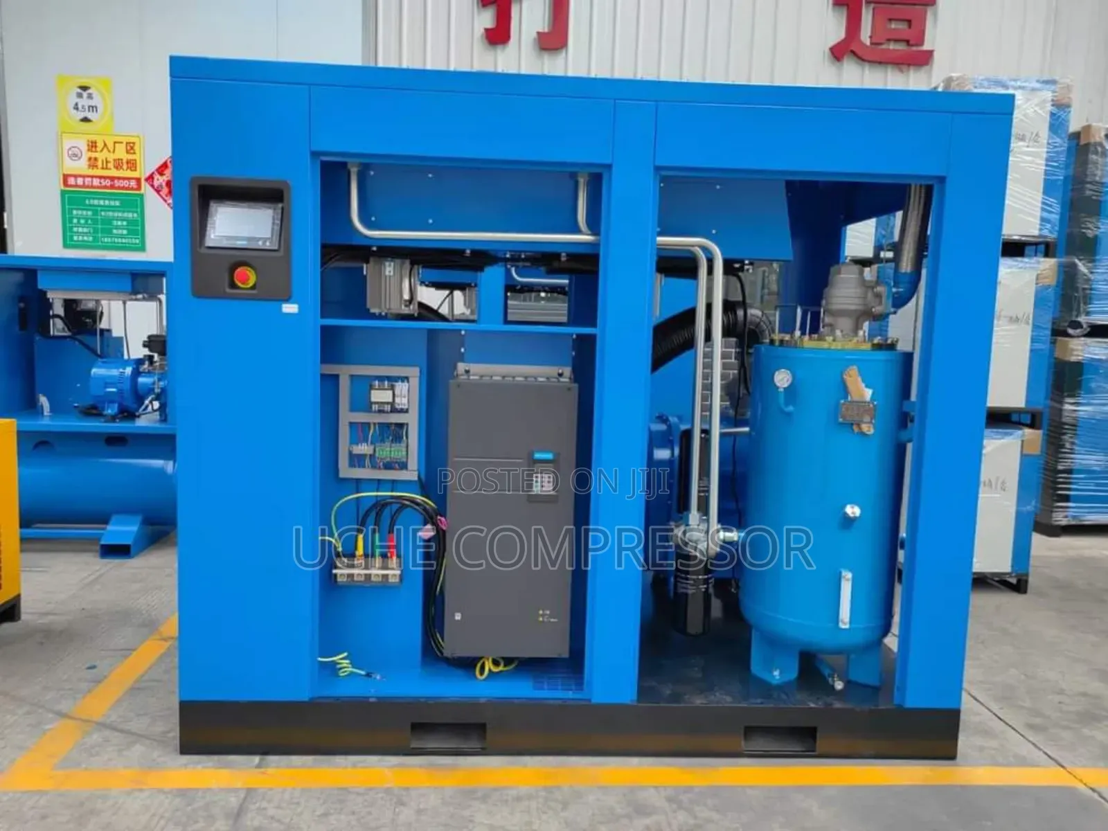 Screw Air Compressor 75kw 100hp 10bar