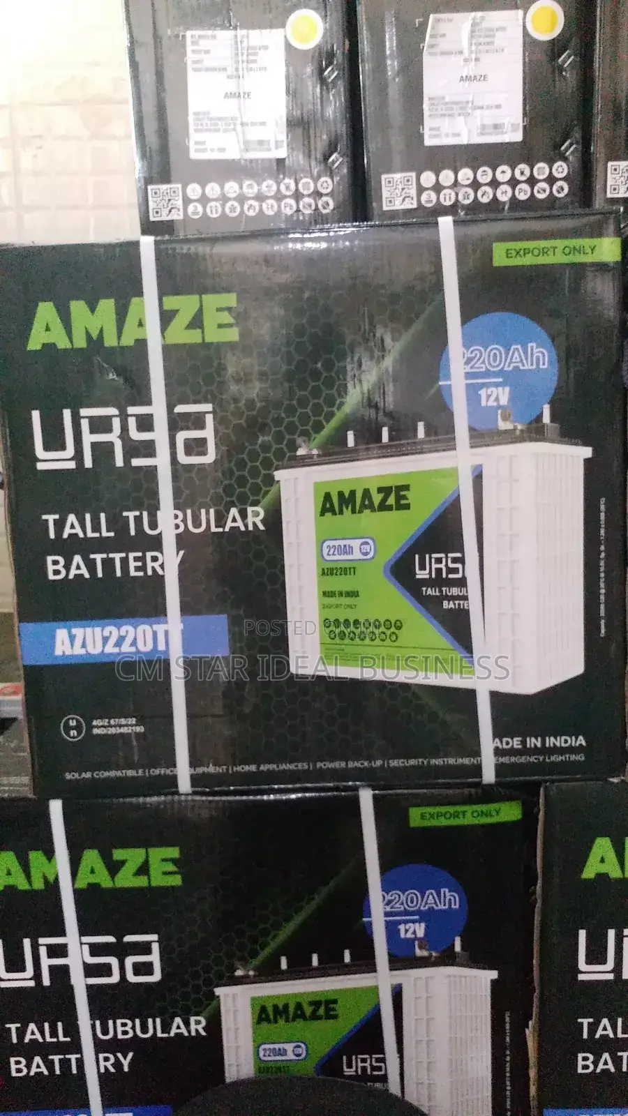 Amaze Indian Solar Battery