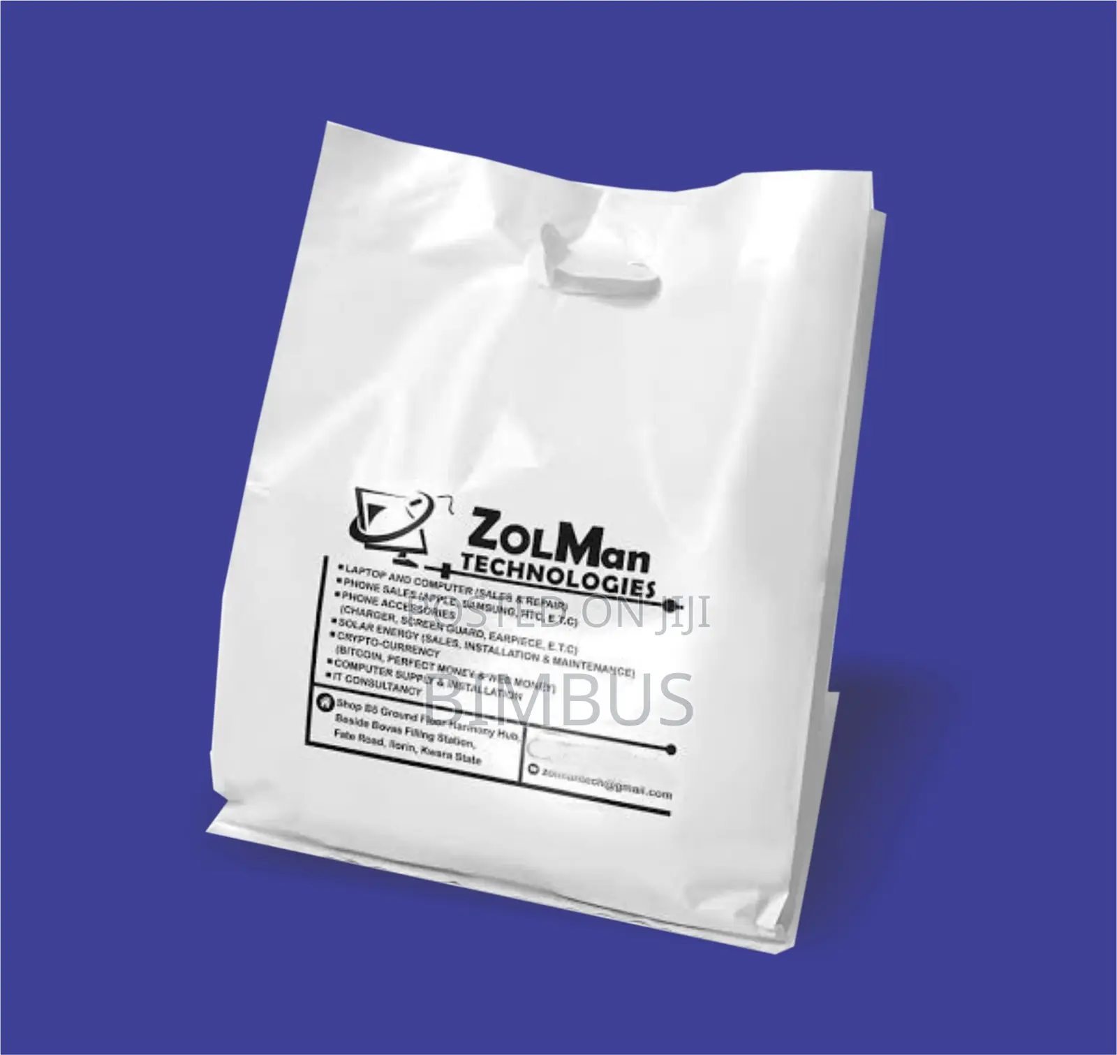 Branded Nylon Bag (Medium Size