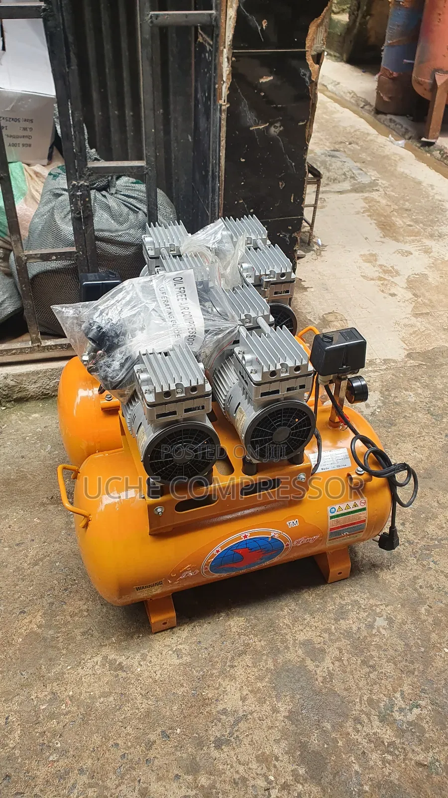 Oil Free Air Compressor 50l Orginal One
