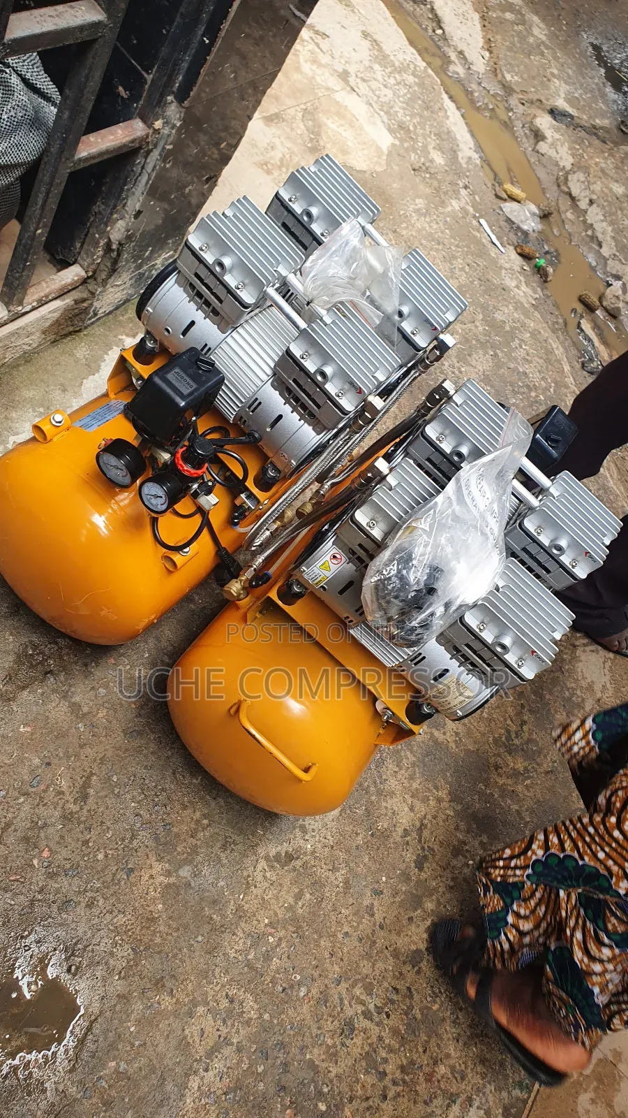 Oil Free Air Compressor 50l Orginal One