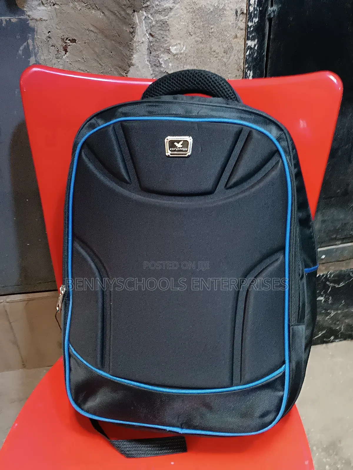 Star Express Black and Blue Backpack and Conference Bag