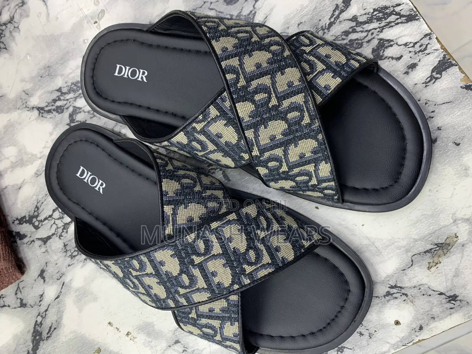 Dior Leather Slipers