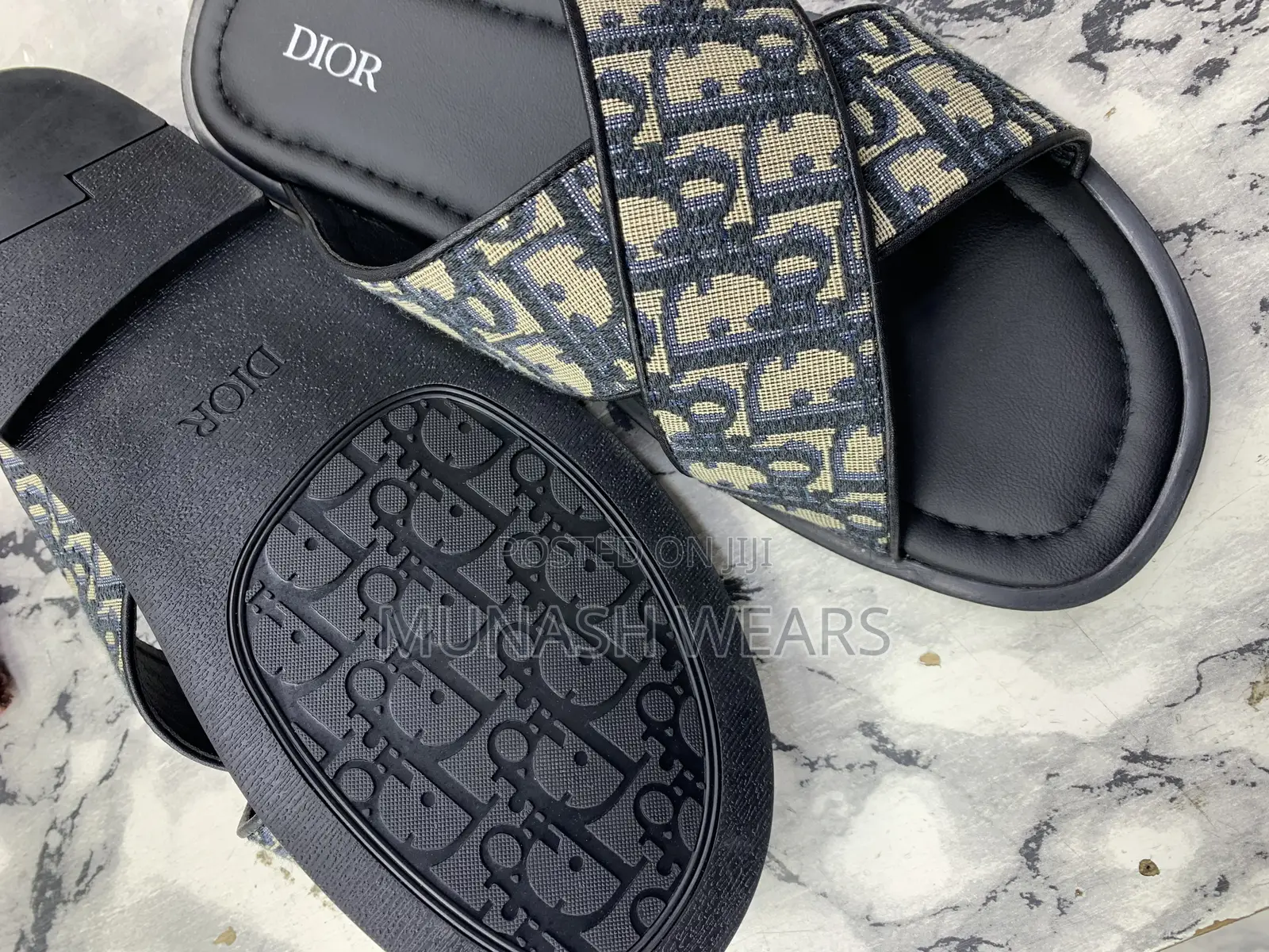 Dior Leather Slipers