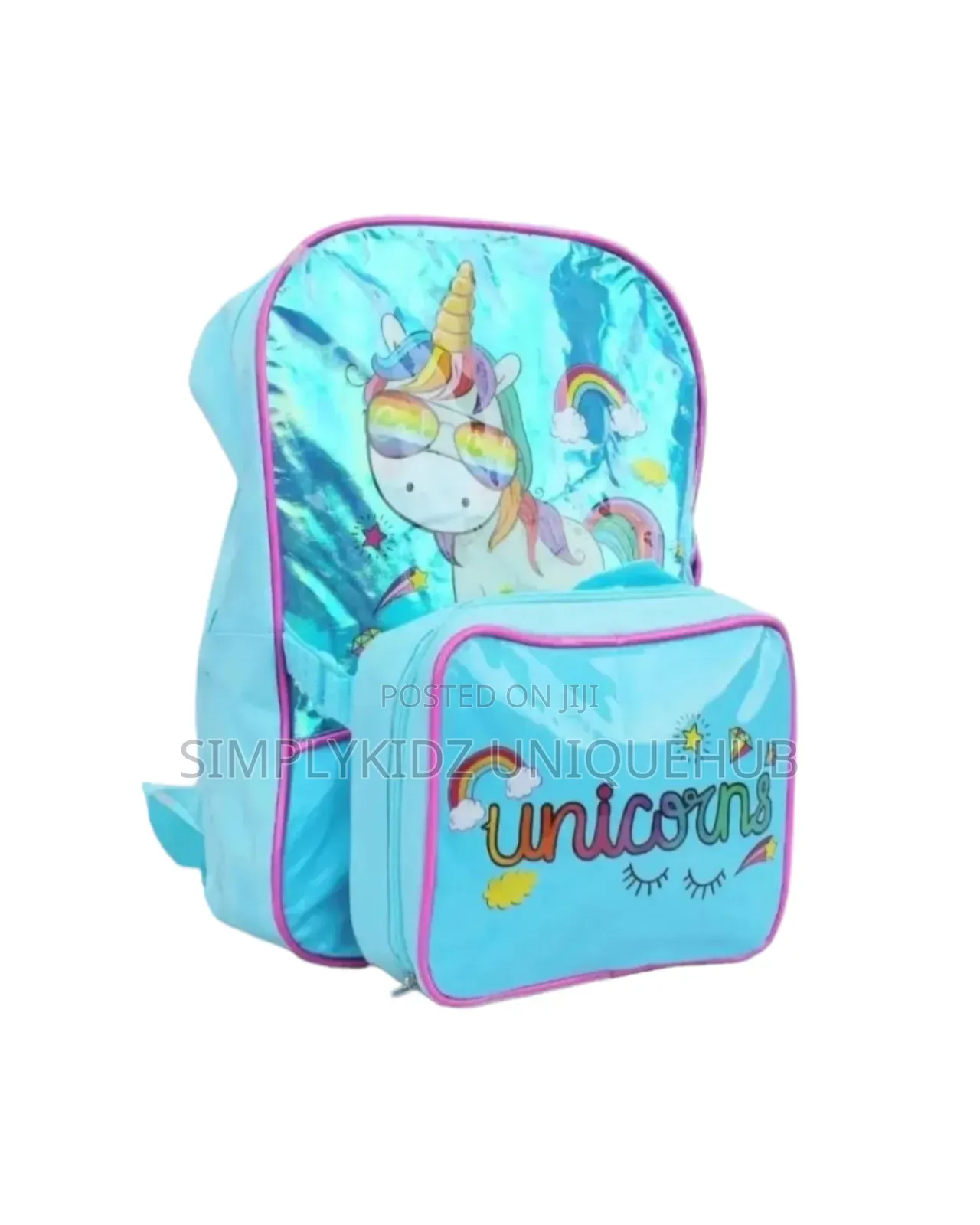 Unicorn Backpack+Lunch Bag