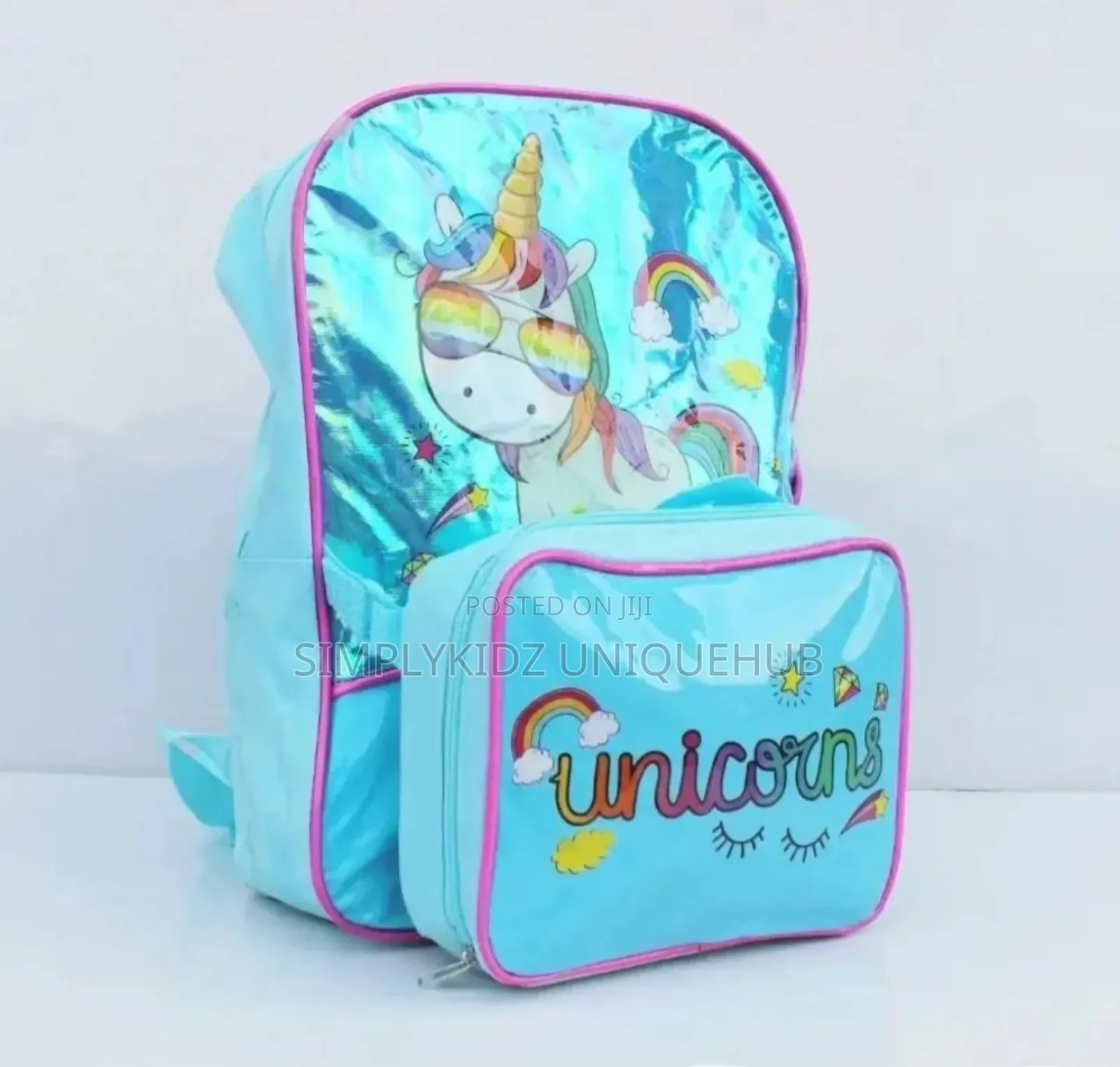 Unicorn Backpack+Lunch Bag