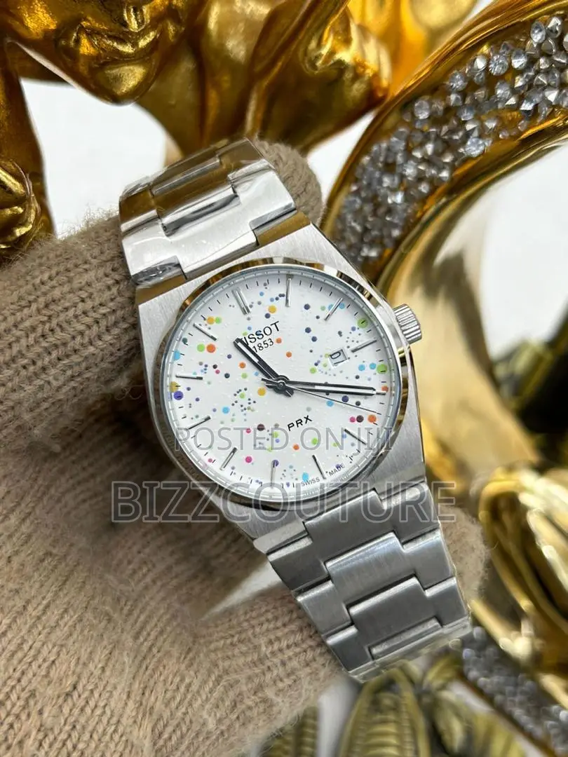Original Tissot 1853 PRX Silver Chain Watch Is Available