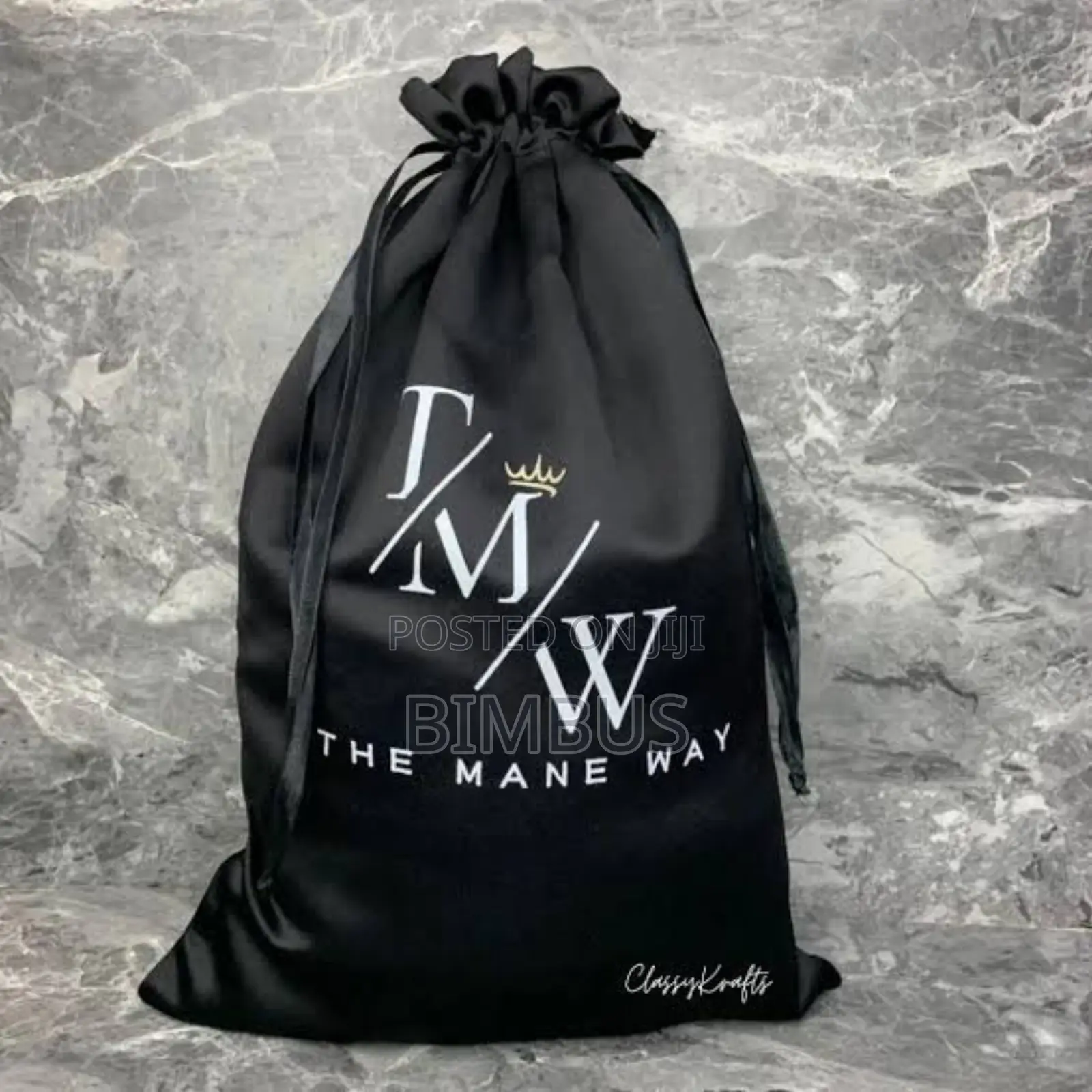 Satin Drawstring Bag