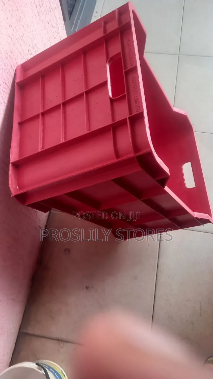 Strong Non Plastic Perforated Crates 53cm X 35cm X 29cm