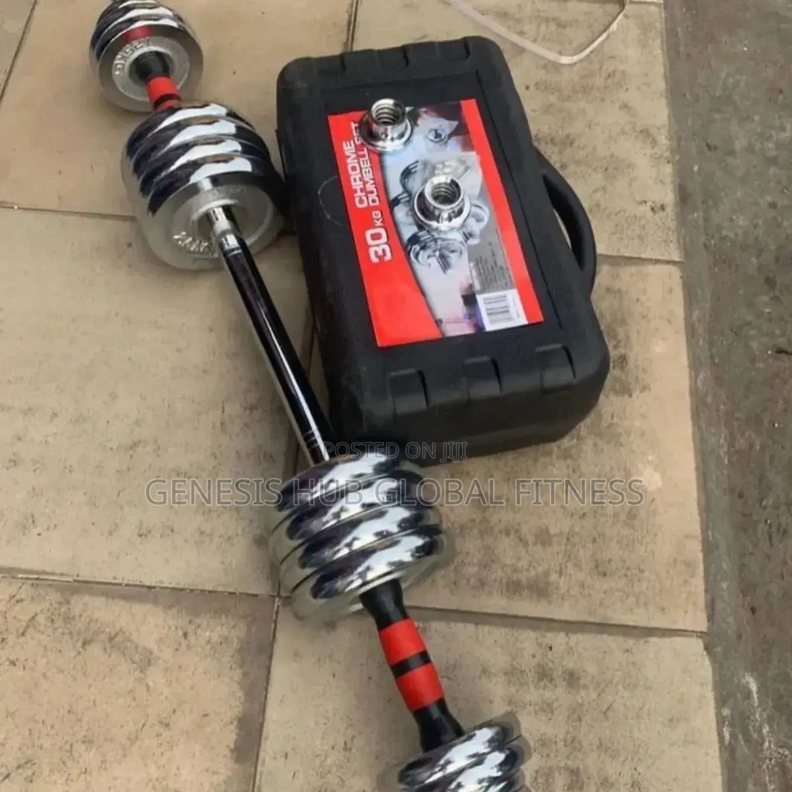 30kg Dumbell With Extension Bar