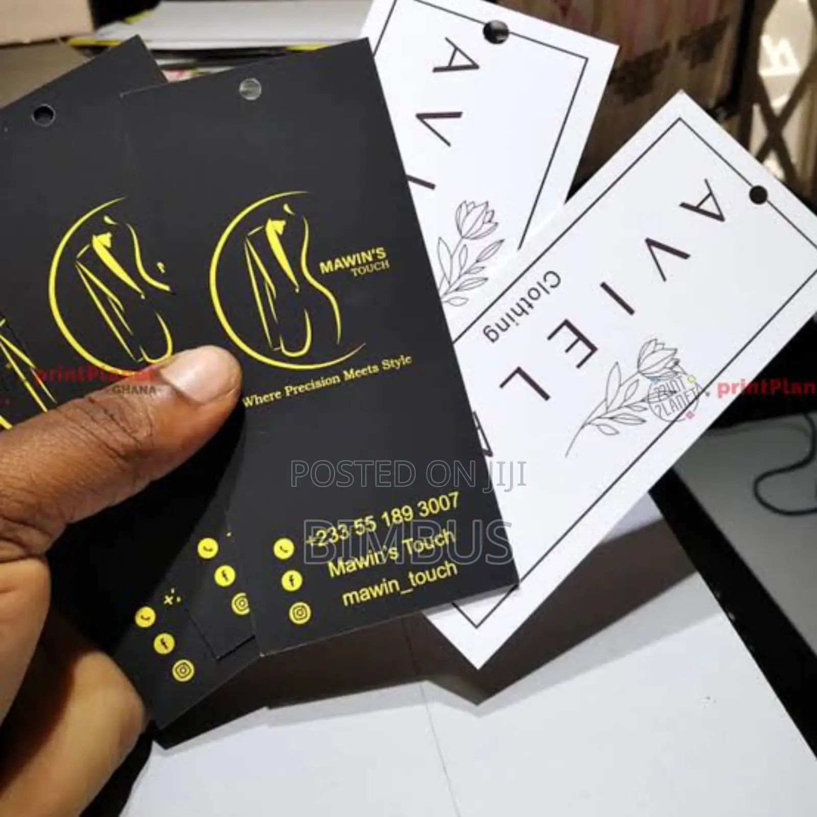 Cloth Tag Design and Print