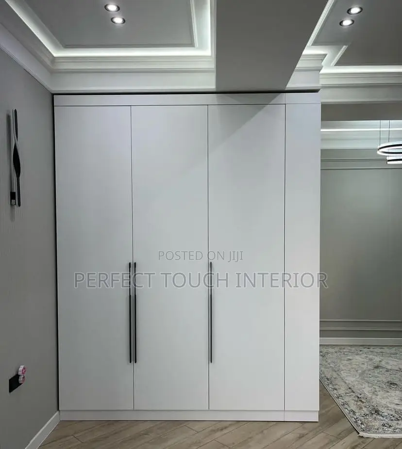 Wardrobe With Morden Accessories and Light Fixtures