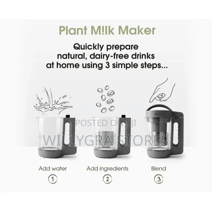 Salter Plant Milk Maker, Nutrient-rich Plant Dairy