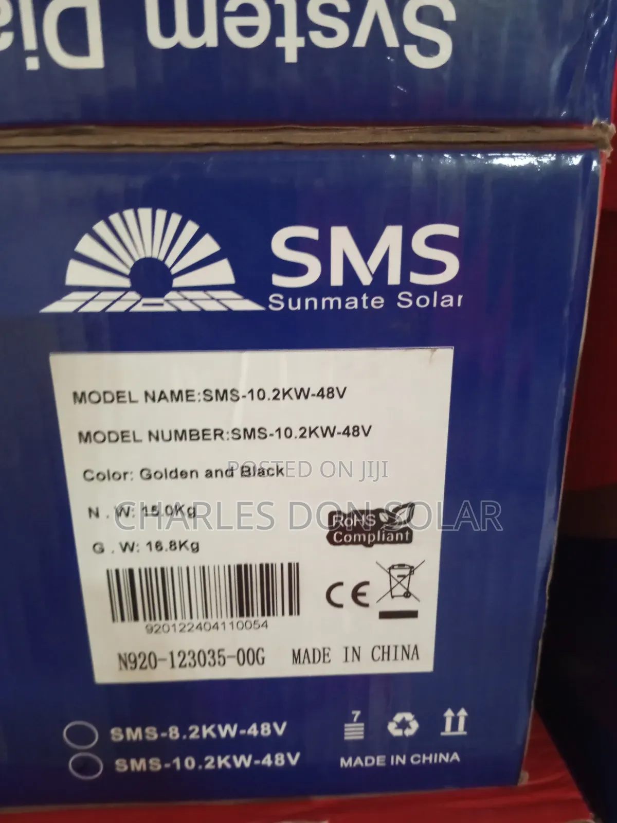 SMS Hybrid Inverter 10kva 48v