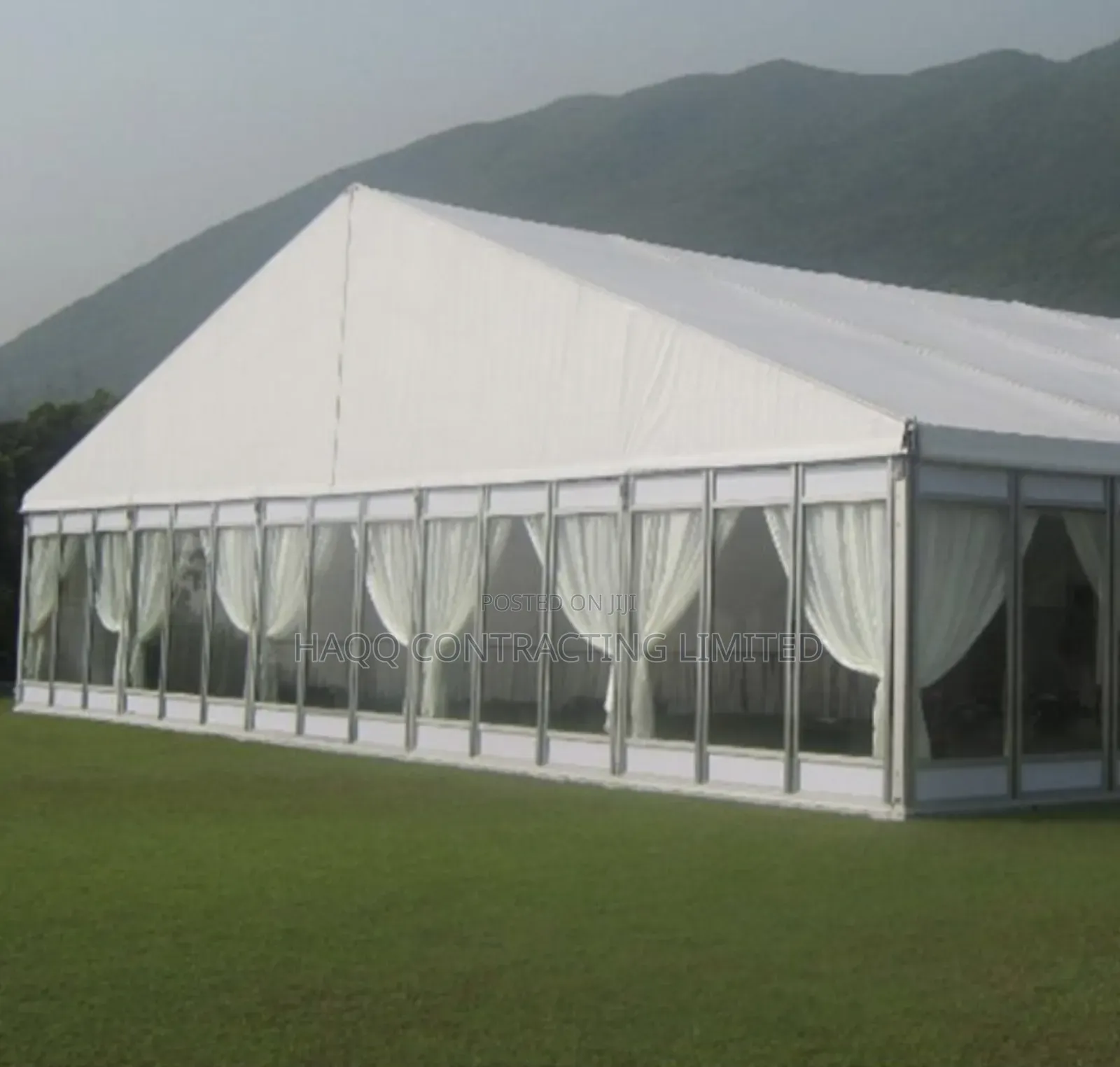 Tent Construction With Modern Design, Wind Resistant