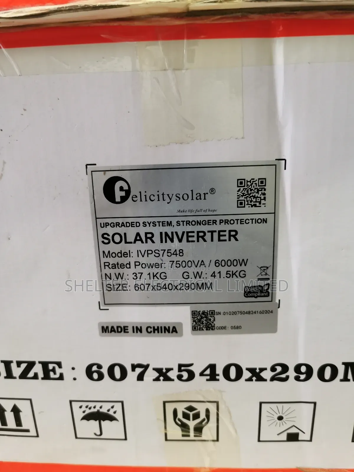 7.5kw Non Hybrid Felicity Inverter