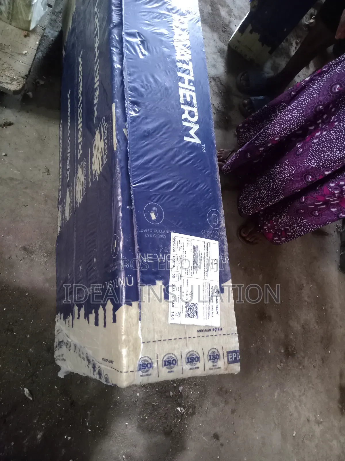 RAVATHERM Rockwool Slab 1.2mx0.6mx50mm, 100density